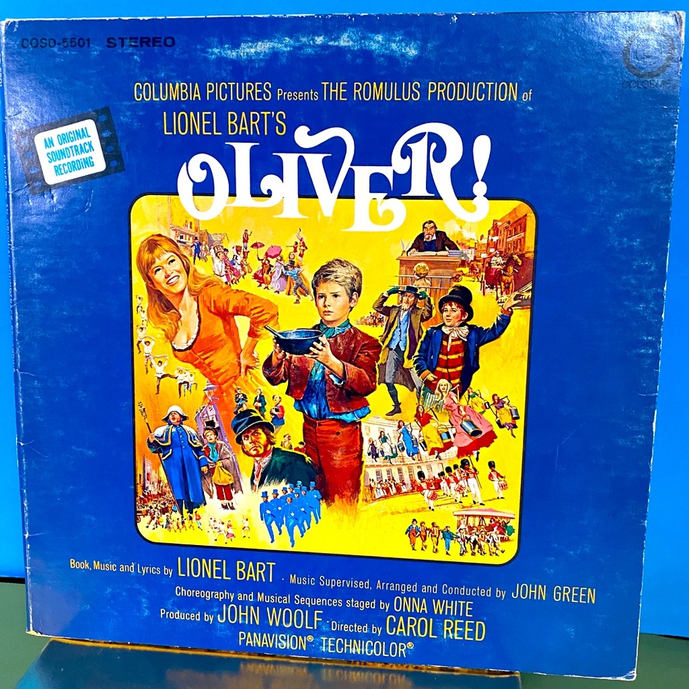 Oliver! Original Soundtrack Recording Columbia Vinyl Record Vintage 1968 12”